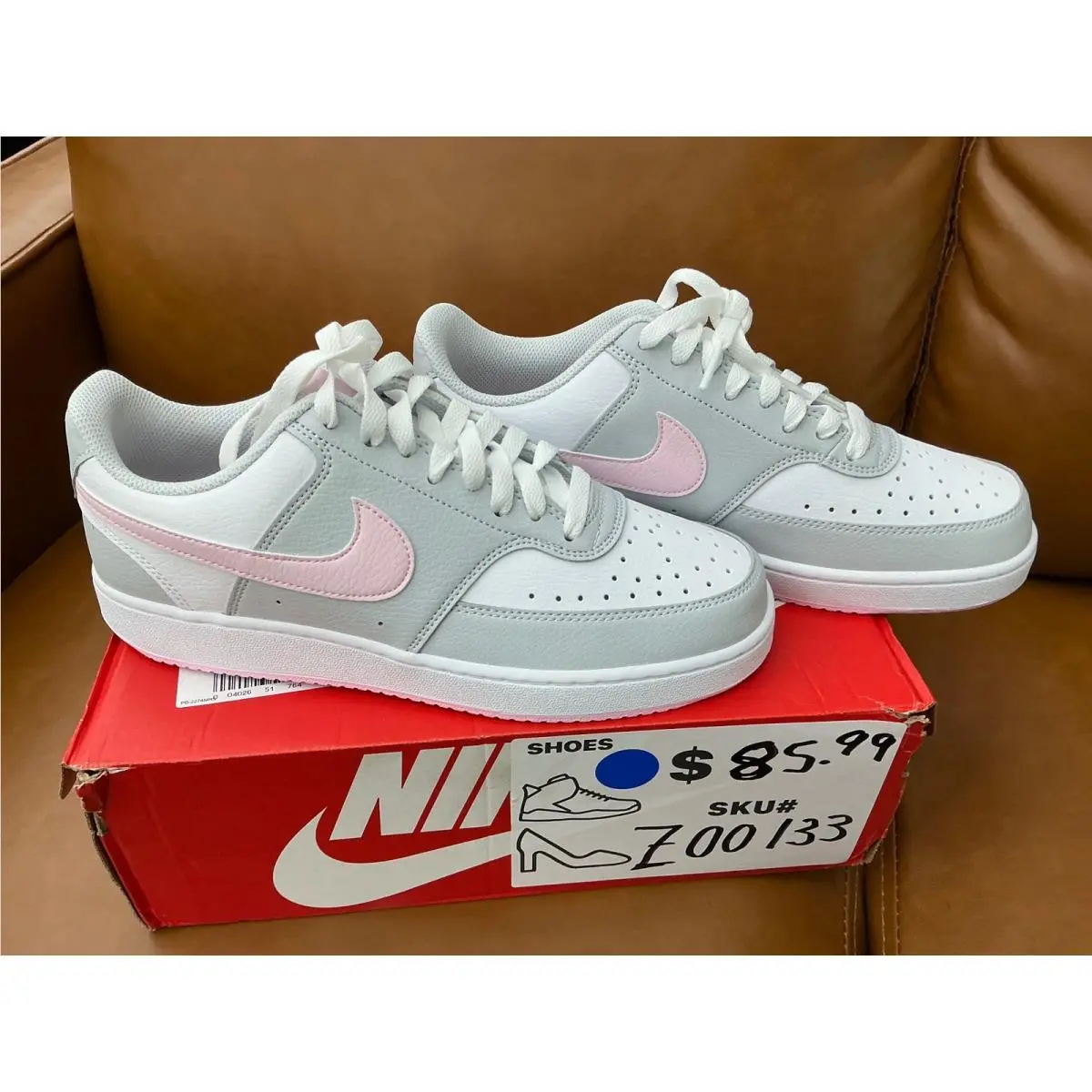 Nike shoes - Nike Court Vision Lo - Court Vision - Gray 8