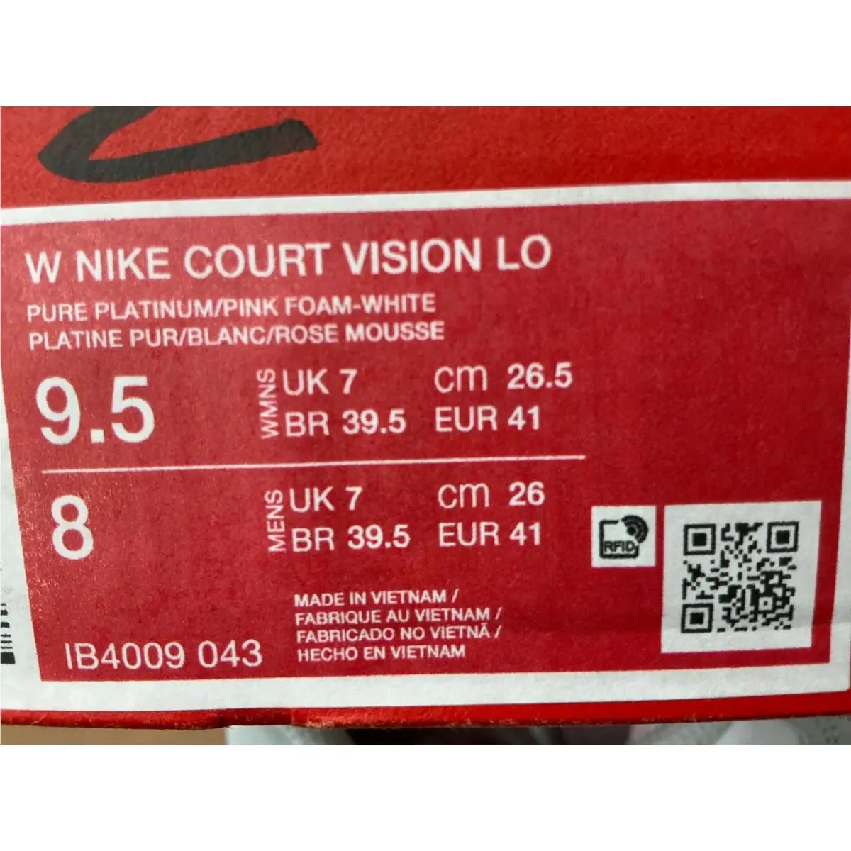 Nike shoes - Nike Court Vision Lo - Court Vision - Gray 2
