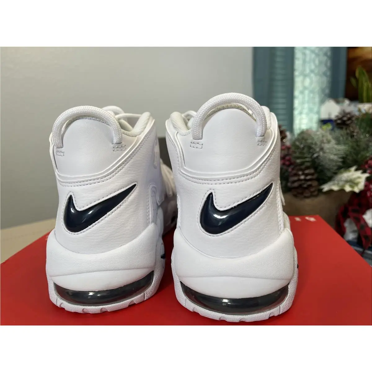 Nike shoes - Nike Air More Uptempo `96 - DH8011-100 - White Midnight Navy White 6