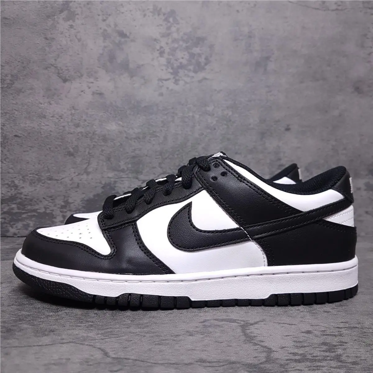 Dunk Low Panda GS Basketball Shoes Kids Size 7Y Womens 8.5 Black White by Nike