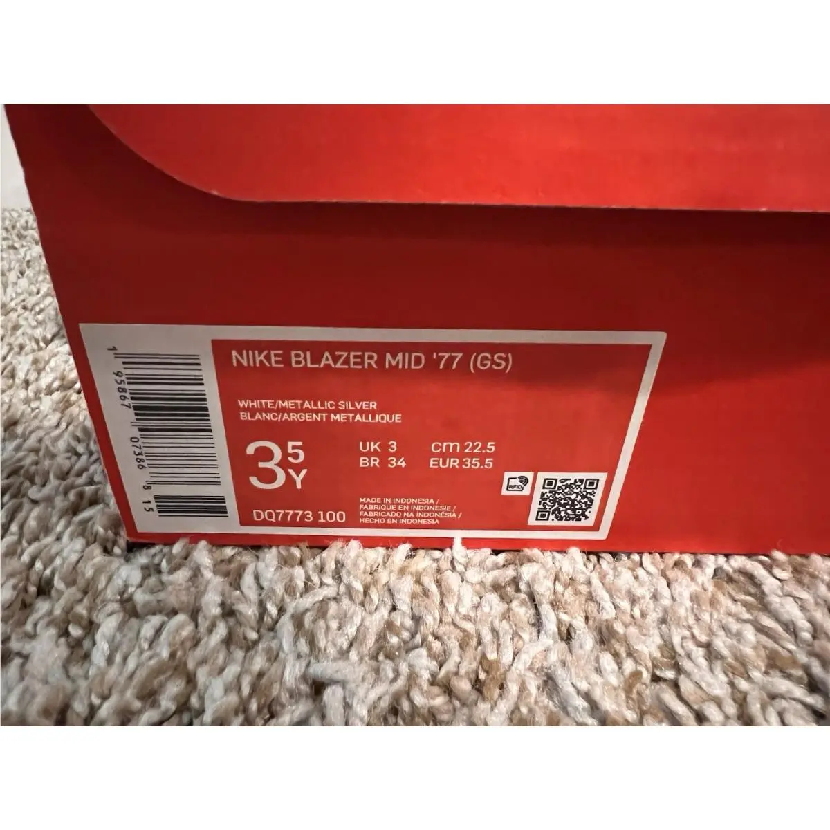 Nike shoes - Nike Blazer Mid 77 - Blazer Mid - White 5