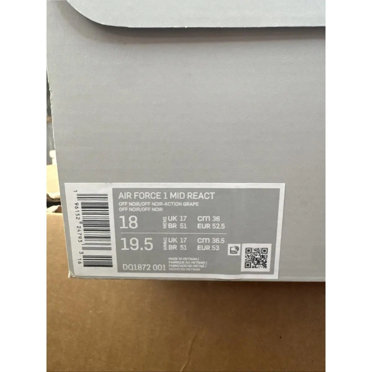 Nike shoes - Nike Air Force 1 - Air Force - DQ1872-001 - Purple 12