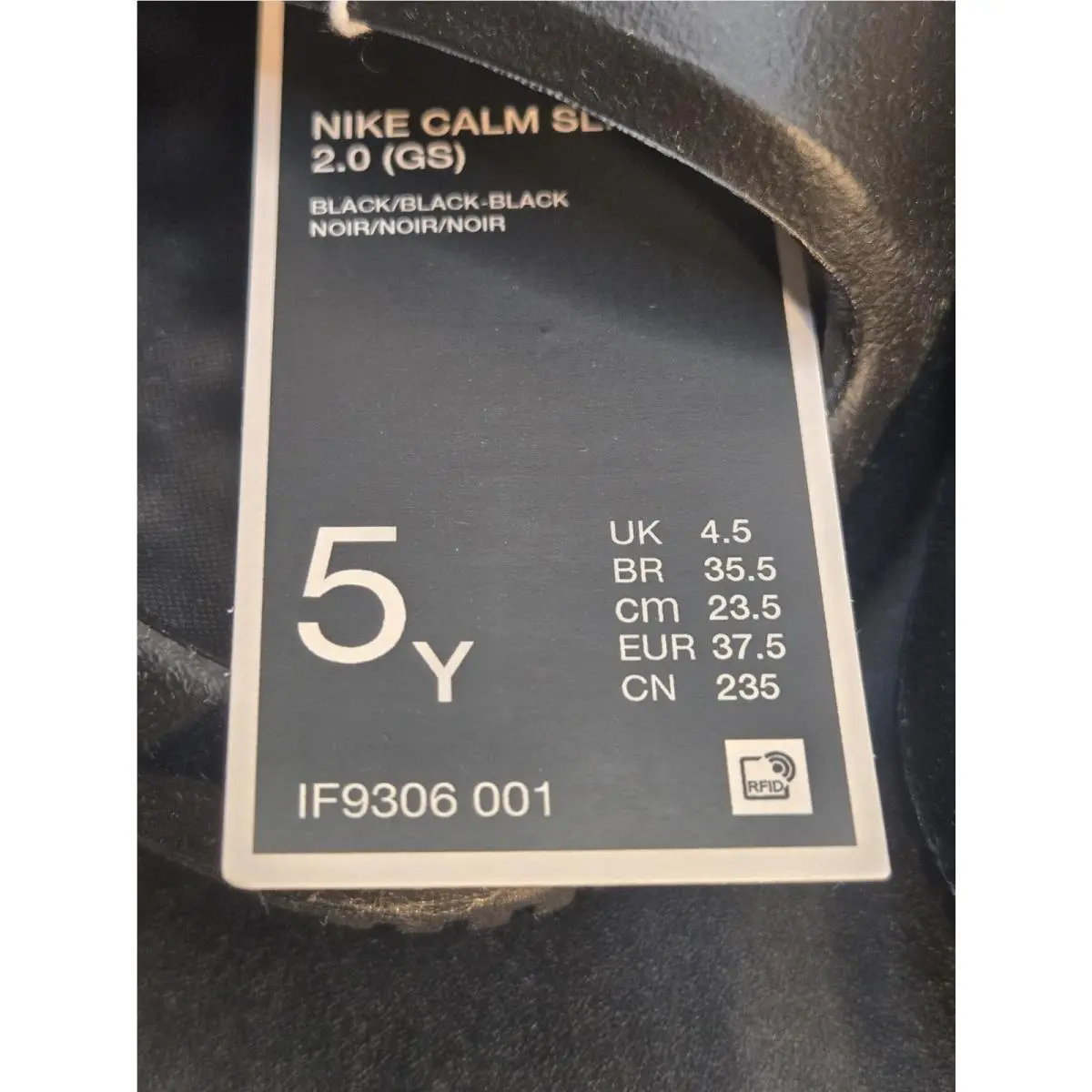 Nike shoes - IF9306 001 - Black/Black/Black 8