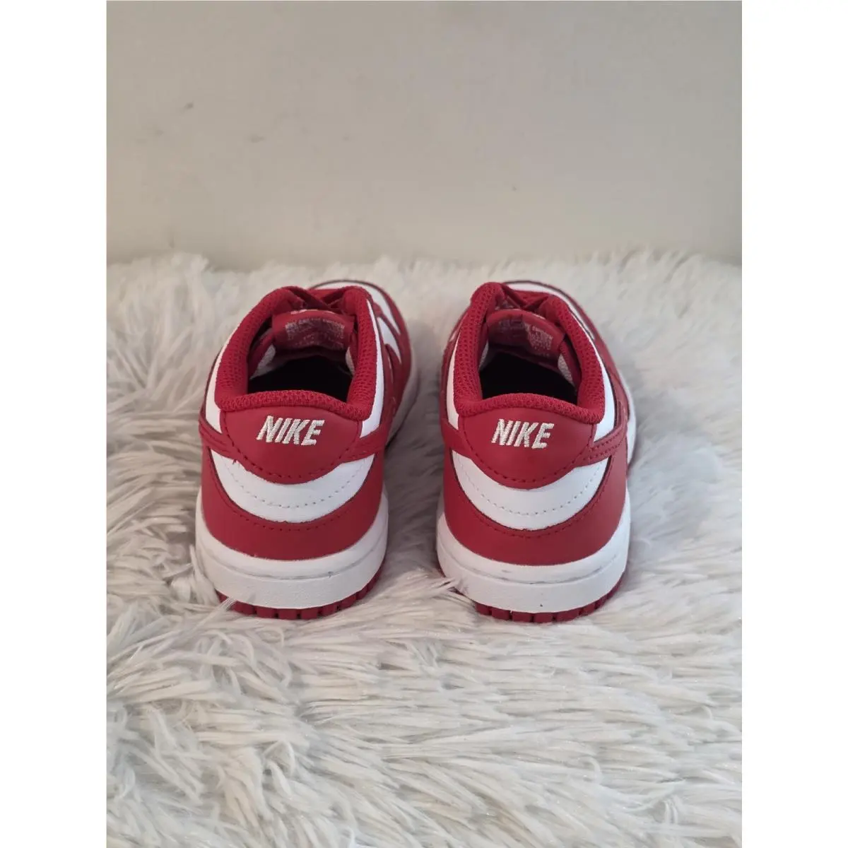 Nike shoes - Nike Dunk Low - Dunk Low - Red and White 14