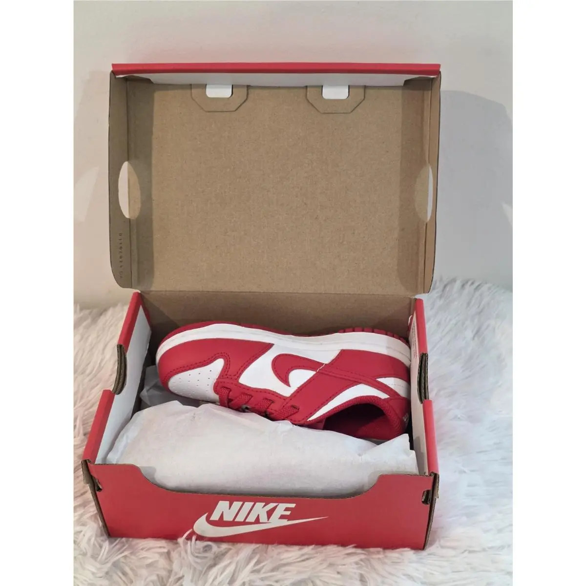 Nike shoes - Nike Dunk Low - Dunk Low - Red and White 18