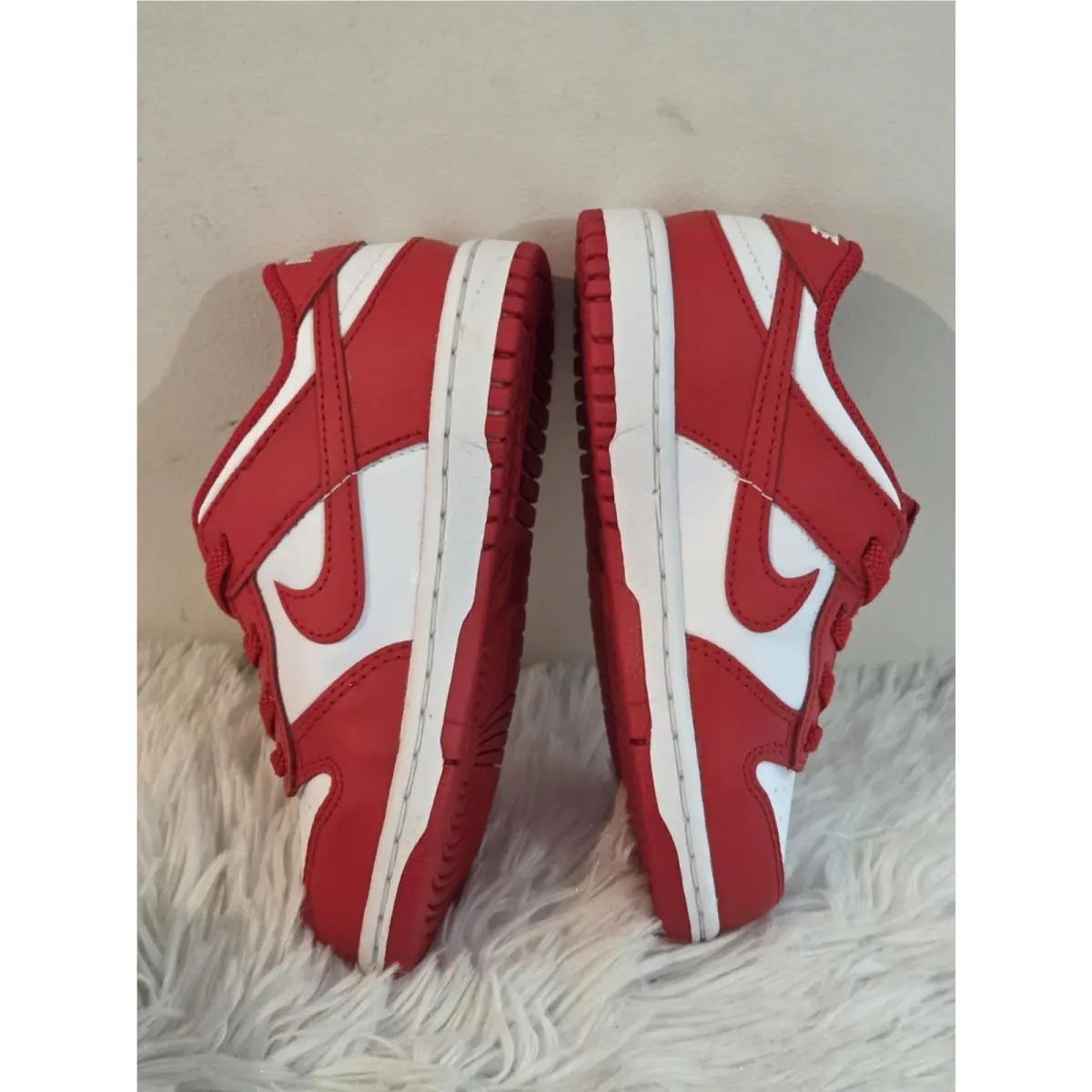 Nike shoes - Nike Dunk Low - Dunk Low - Red and White 10