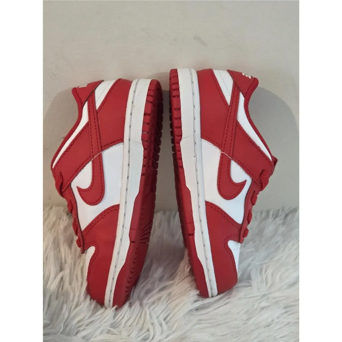 Nike shoes - Nike Dunk Low - Dunk Low - Red and White 11