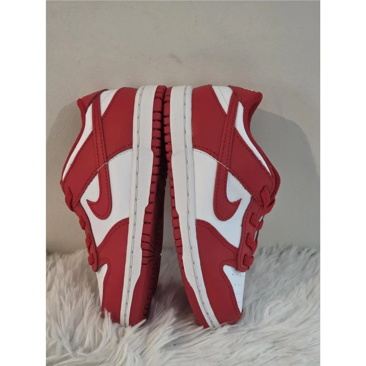 Nike shoes - Nike Dunk Low - Dunk Low - Red and White 13