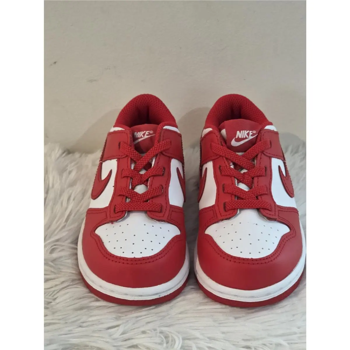 Nike shoes - Nike Dunk Low - Dunk Low - Red and White 16