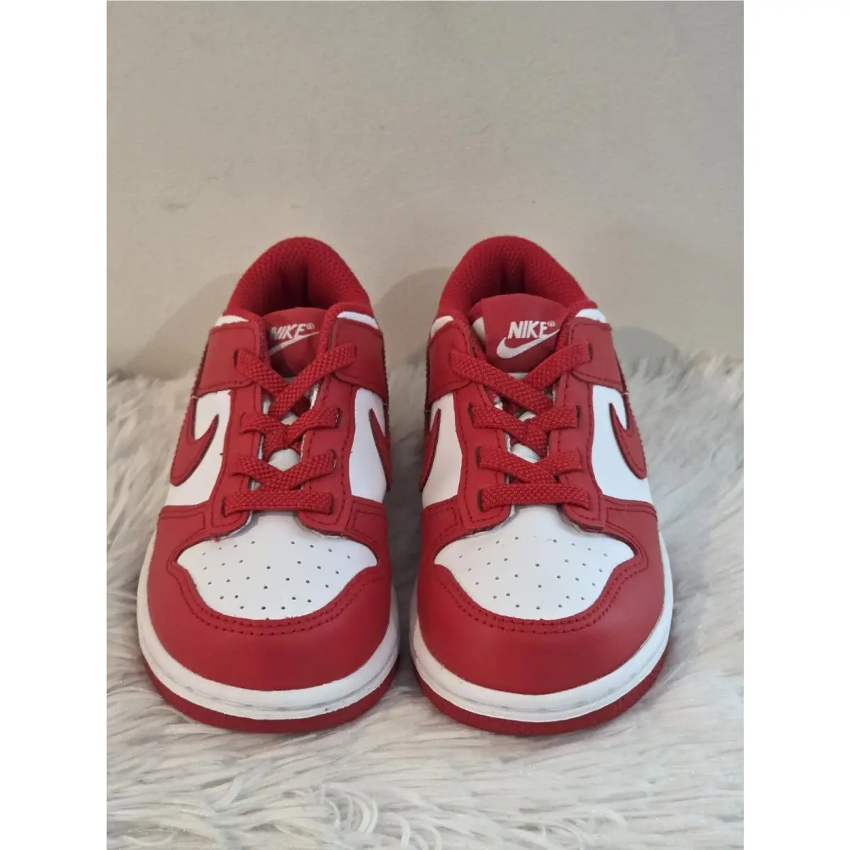 Nike shoes - Nike Dunk Low - Dunk Low - Red and White 17