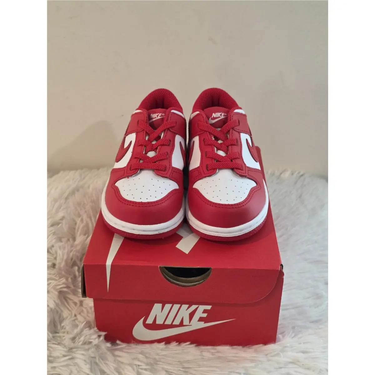 Nike shoes - Nike Dunk Low - Dunk Low - Red and White 1