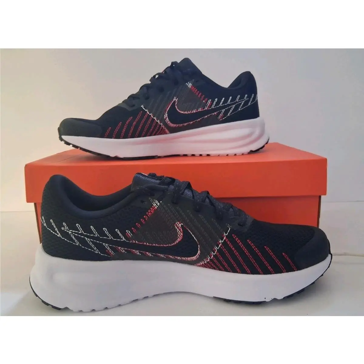 Nike shoes - Nike Run Defy - Run Defy - HM9594-001 - Black / Cool Gray / University Red 0