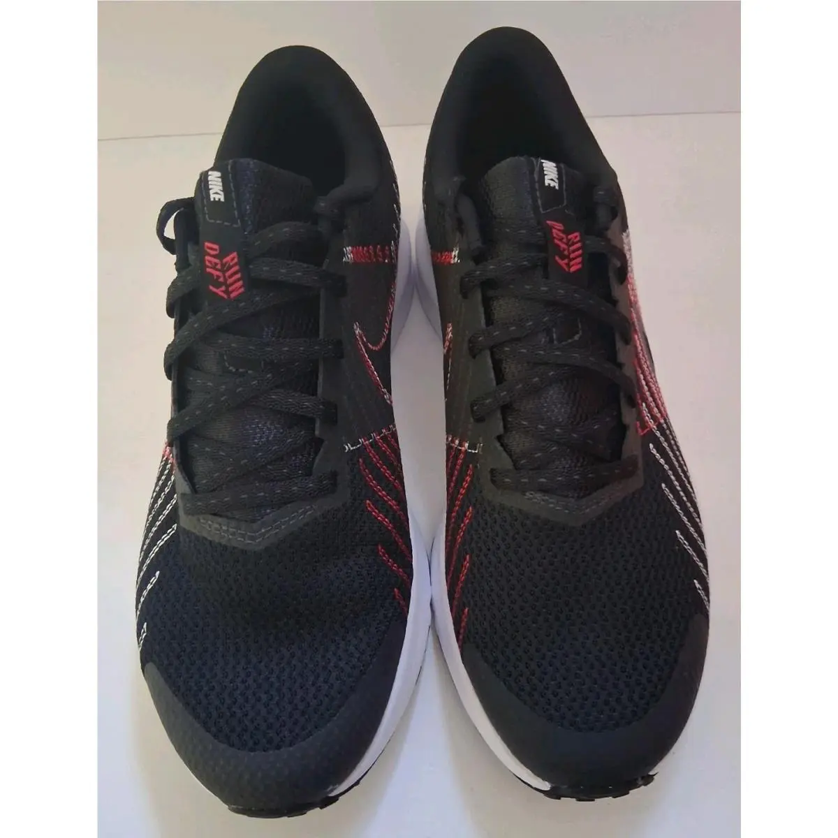 Nike shoes - Nike Run Defy - Run Defy - HM9594-001 - Black / Cool Gray / University Red 1