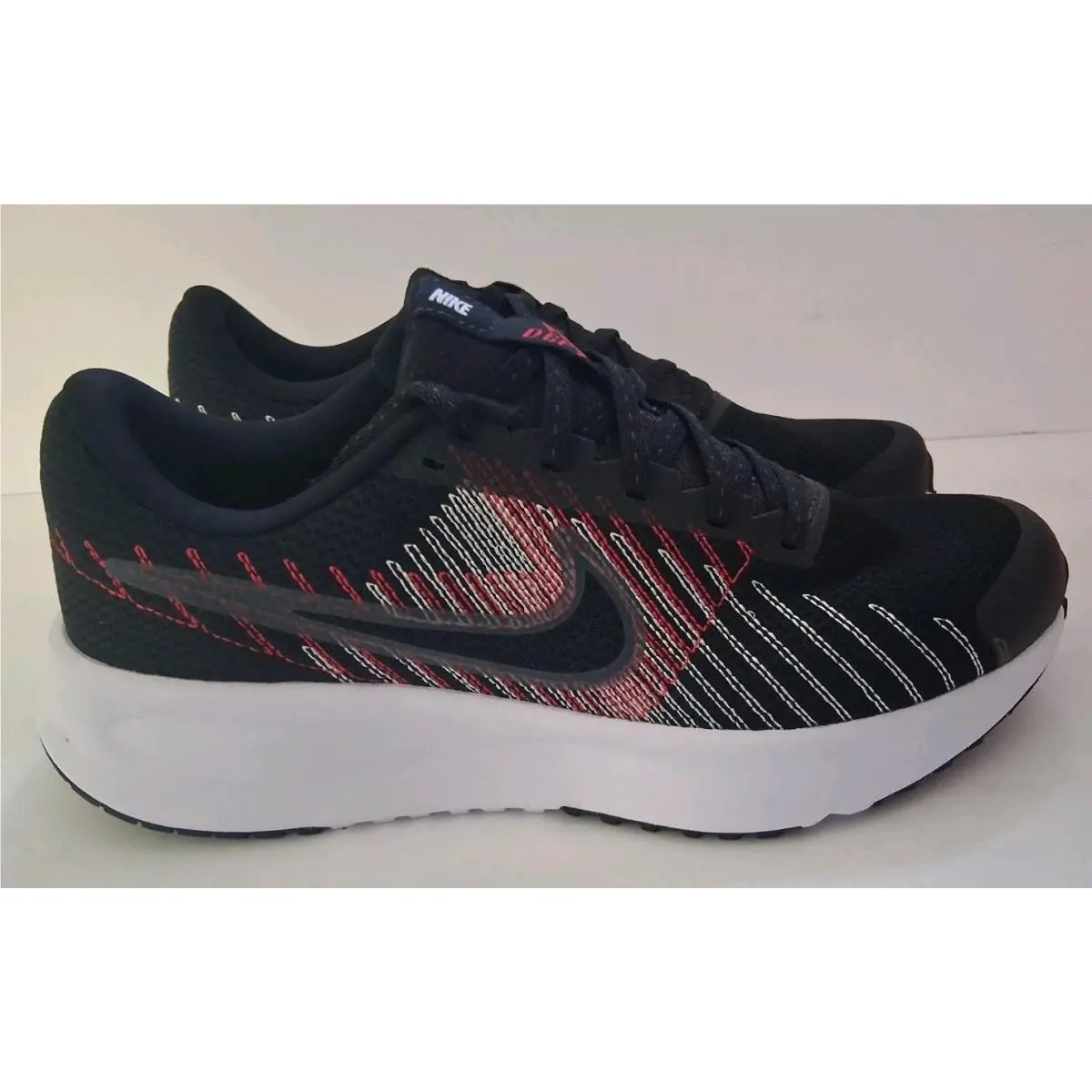 Nike shoes - Nike Run Defy - Run Defy - HM9594-001 - Black / Cool Gray / University Red 2