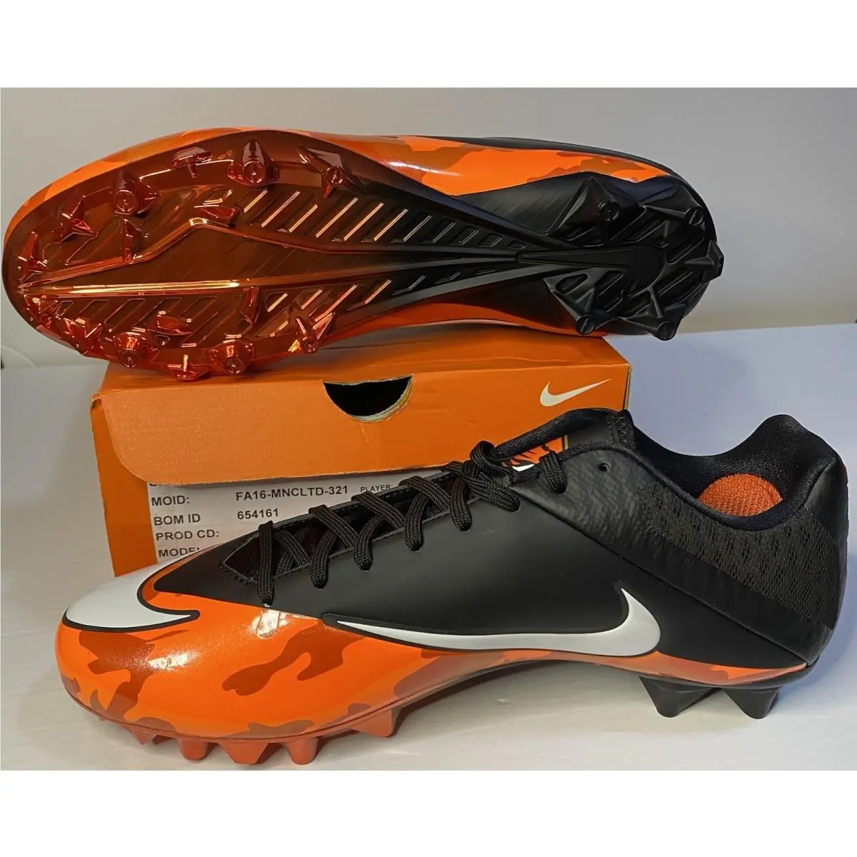 Nike shoes - Nike Vapor Untouchable - Vapor Untouchable - FA16-MNCLTD-321 - Black & White & Team Orange 10