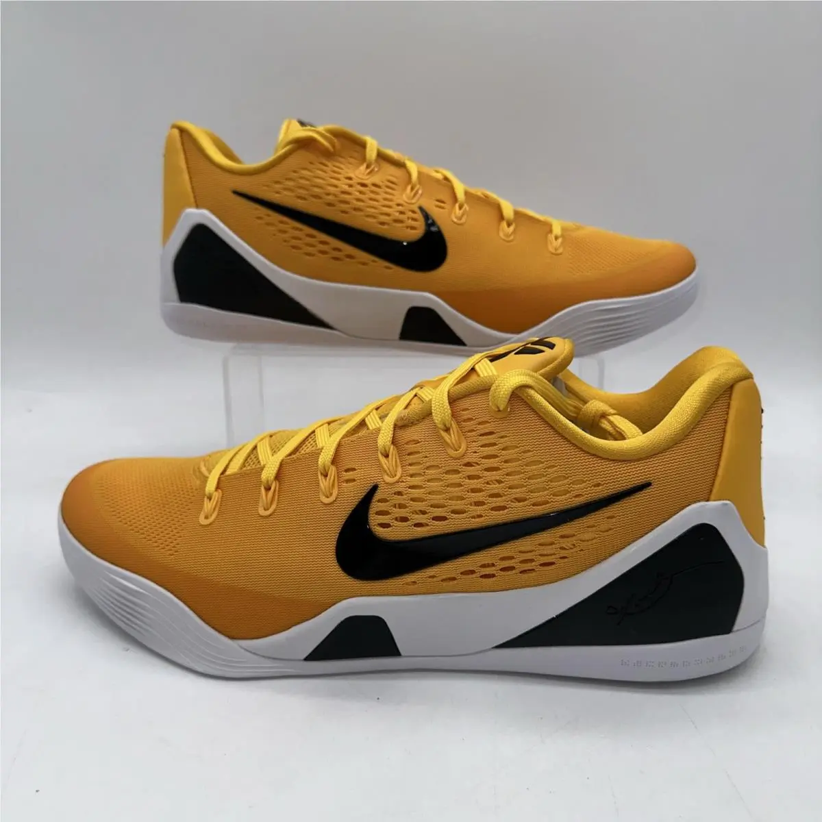 Men`s Size 15 Kobe 9 Elite Low EM TB P IH5095 701 Unc Gold/white by Nike
