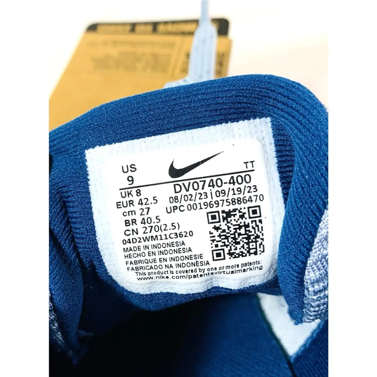 Nike shoes - Nike Flex Experience - Flex Experience - DV0740-400 - Blue (UPC: 00196975886470) 3