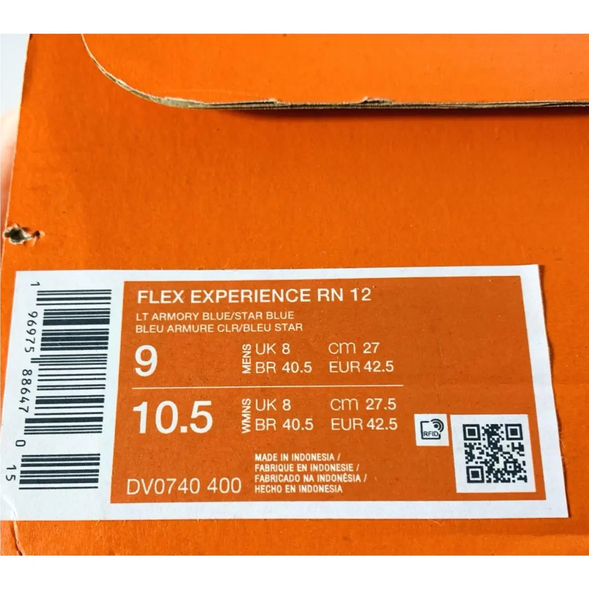 Nike shoes - Nike Flex Experience - Flex Experience - DV0740-400 - Blue (UPC: 00196975886470) 6