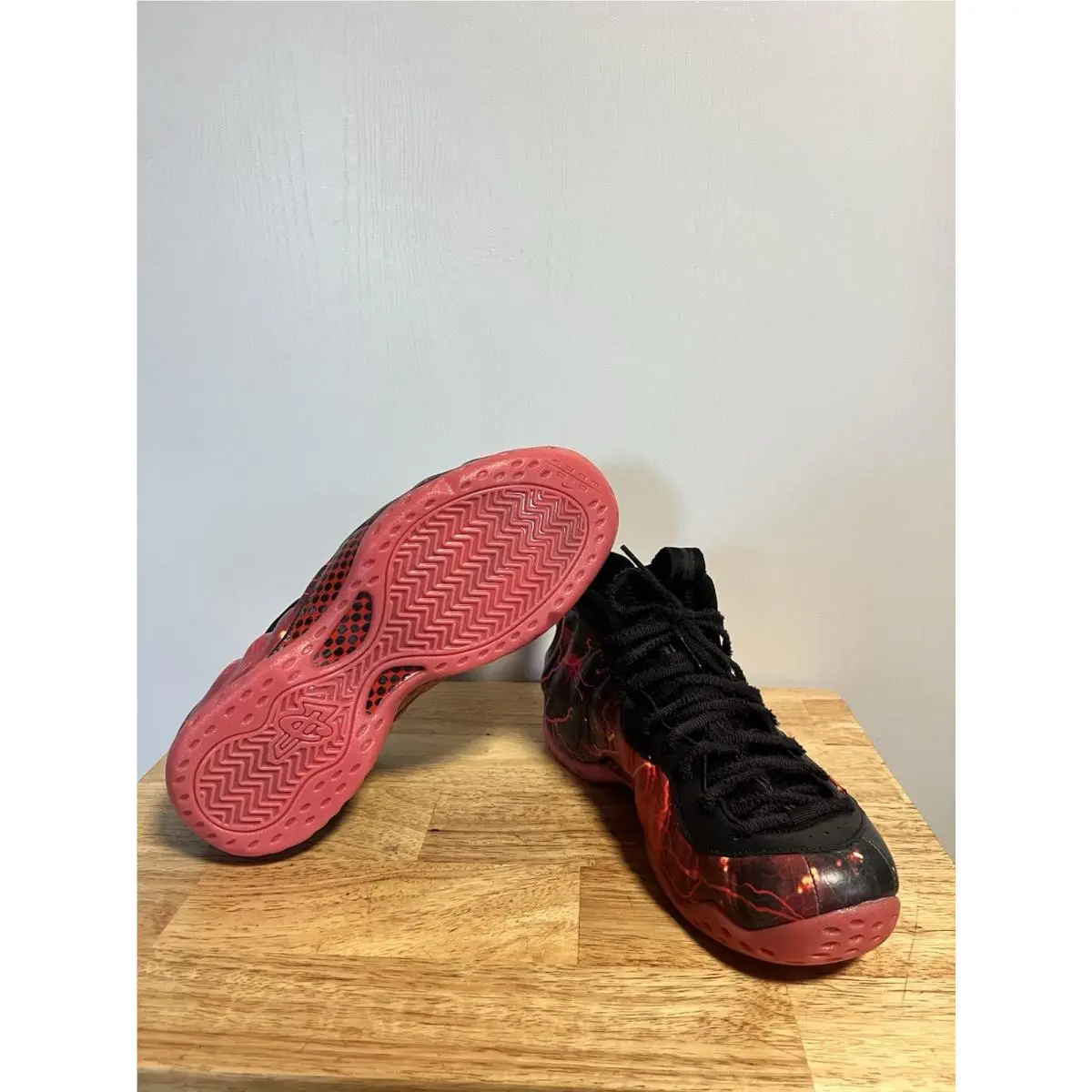 Nike shoes - Nike Air Foamposite - Air Foamposite - Black, Red 6
