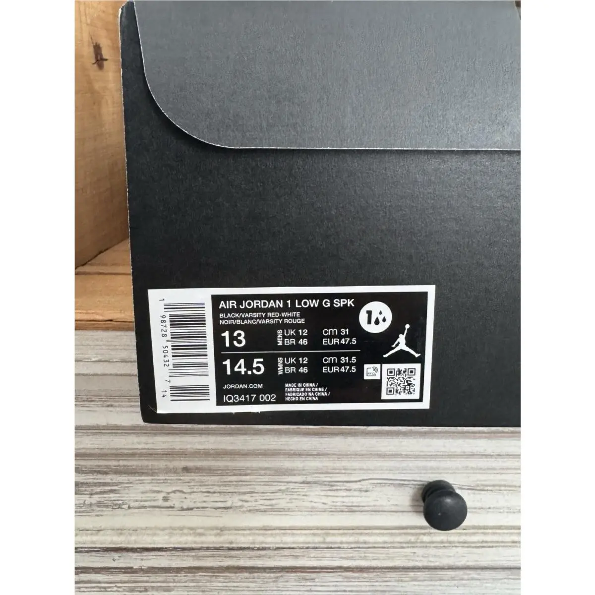 Nike shoes - Air Jordan 1 - Air - IQ3417-002 - Black 10