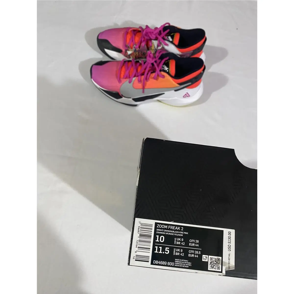 Nike shoes - Nike Zoom Freak - Zoom Freak - DB4689-600 - Red (UPC: 0194497727646) 6