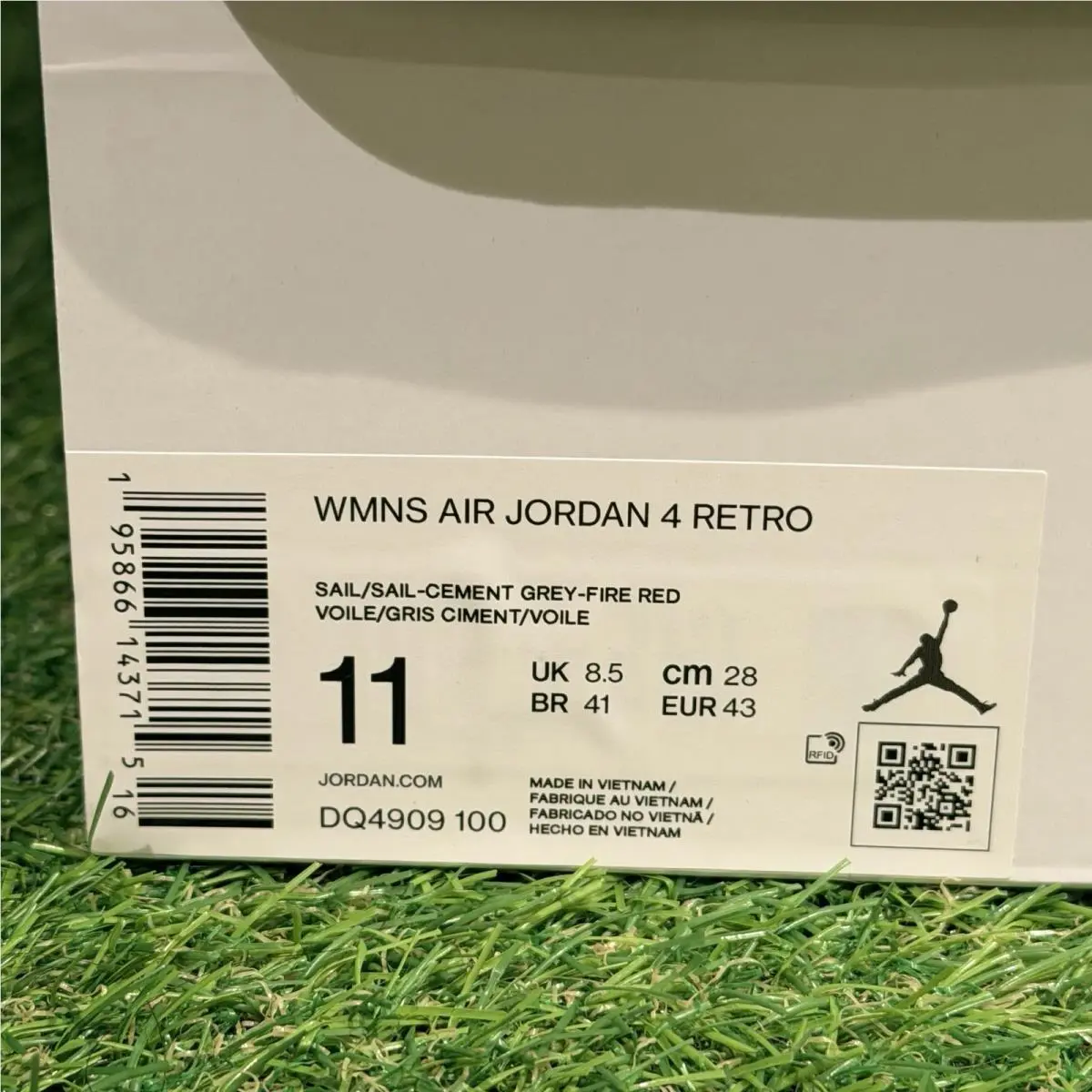 Nike shoes - Air Jordan 4 - Air - DQ4909-100 - Sail White 12