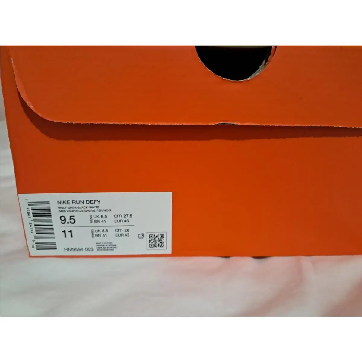 Nike shoes - Nike Run Defy - Run Defy - Grey/Black 0