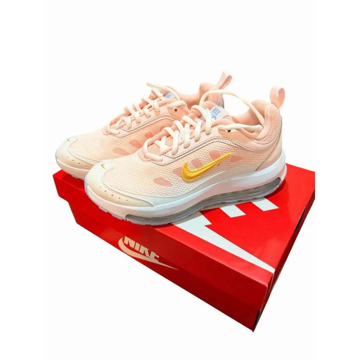 Air Max AP Shoes White Pink Gold Women’s Size 6.5 Sneakers by Nike