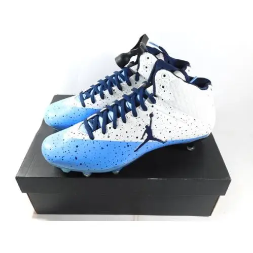 2017 Unc Tar Heels Issued  Jordan Vapor Speed 2 3/4 D Blue 10.5 Promo Cleats by Nike