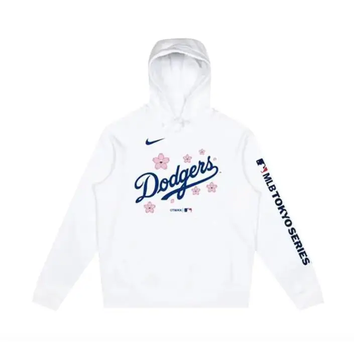 Takashi Murakami + Mlb World Tokyo Series 2025 Dodgers Hoodie - White Xxl by Nike