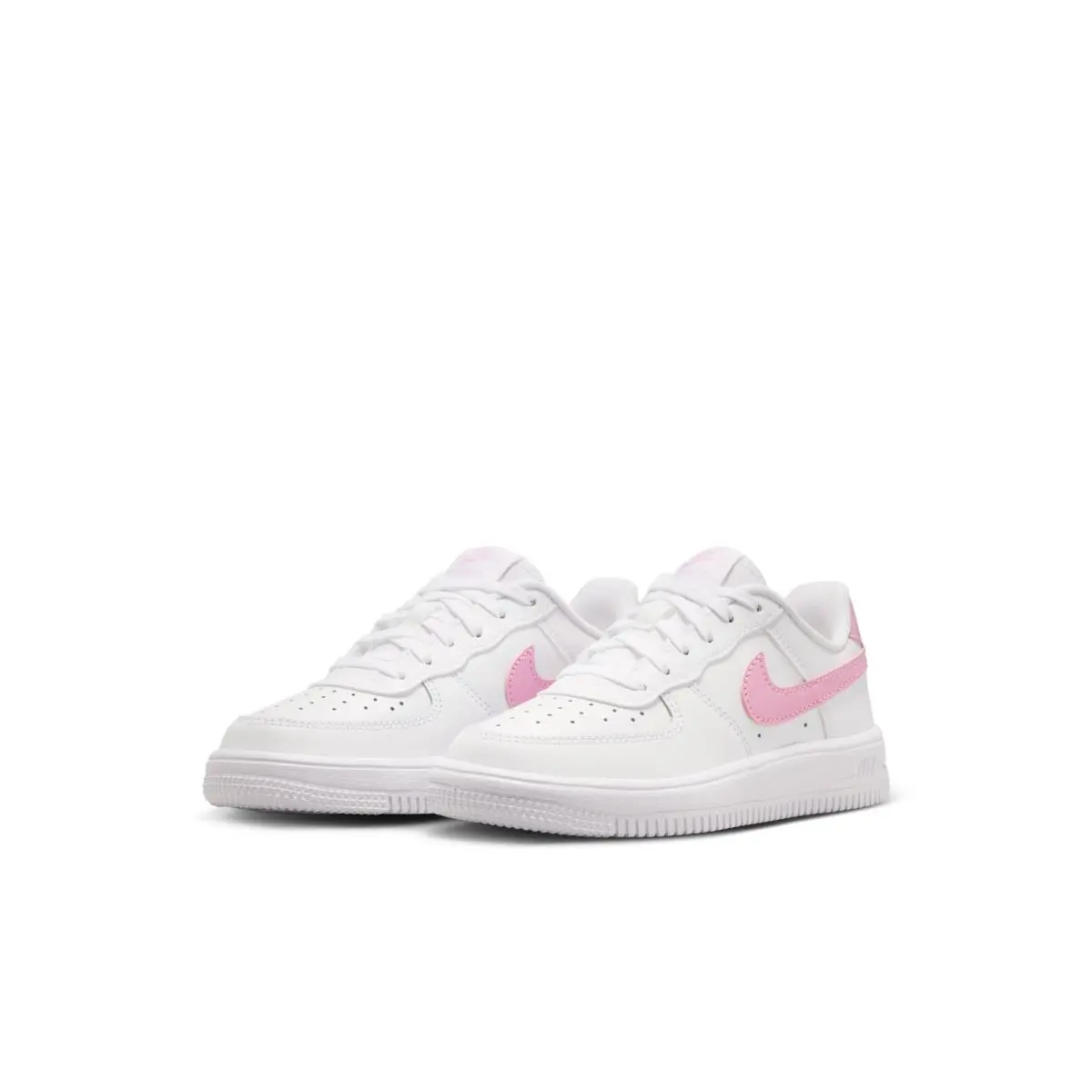 Kids Nike Force 1 Low IF1673-124 White/pink Rise-white Sneaker Athletic-size 1