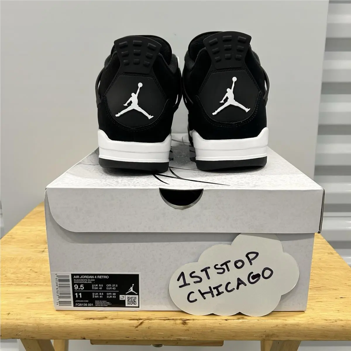 Nike shoes - Air Jordan 4 - Air - FQ8138-001 - Black 1
