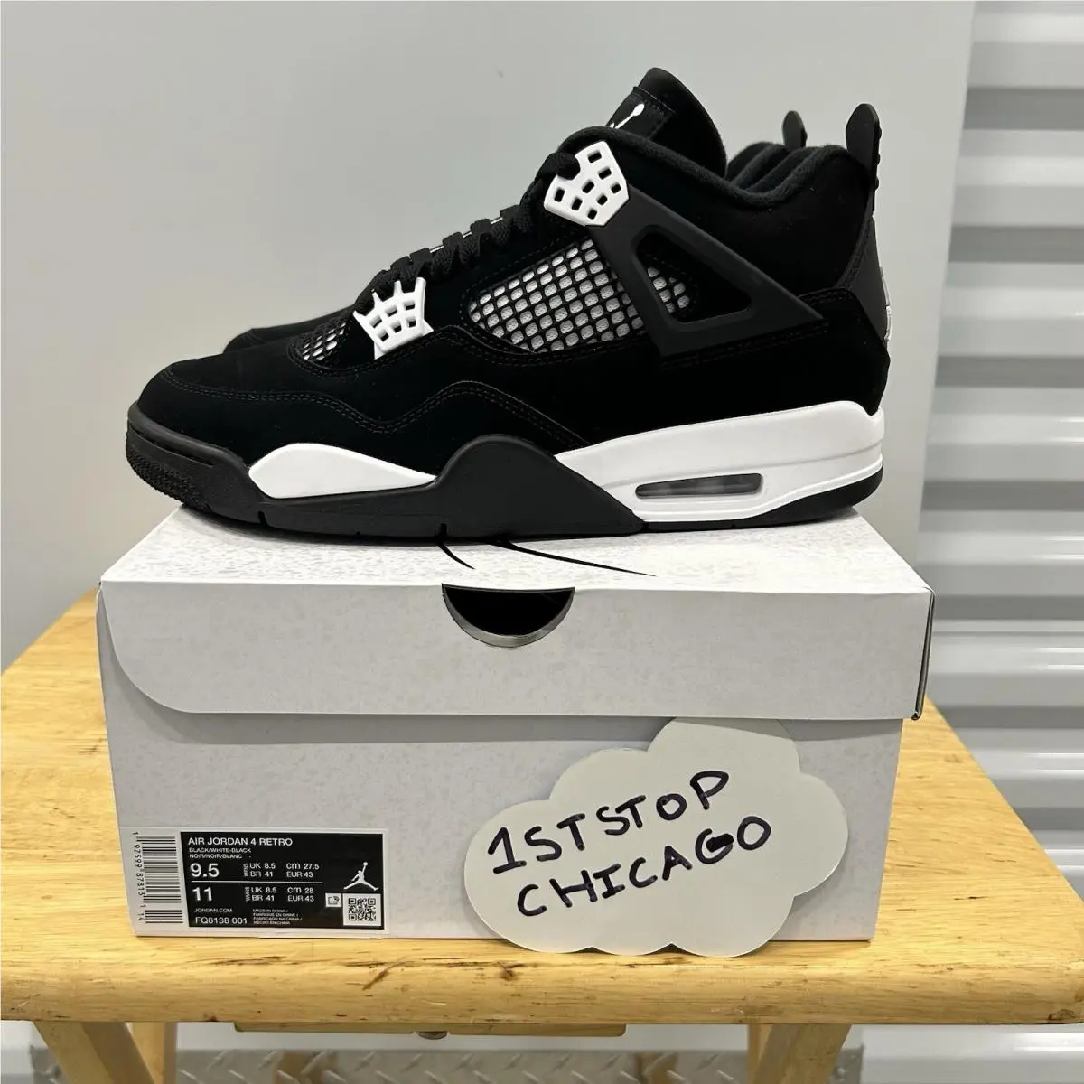 Nike shoes - Air Jordan 4 - Air - FQ8138-001 - Black 4