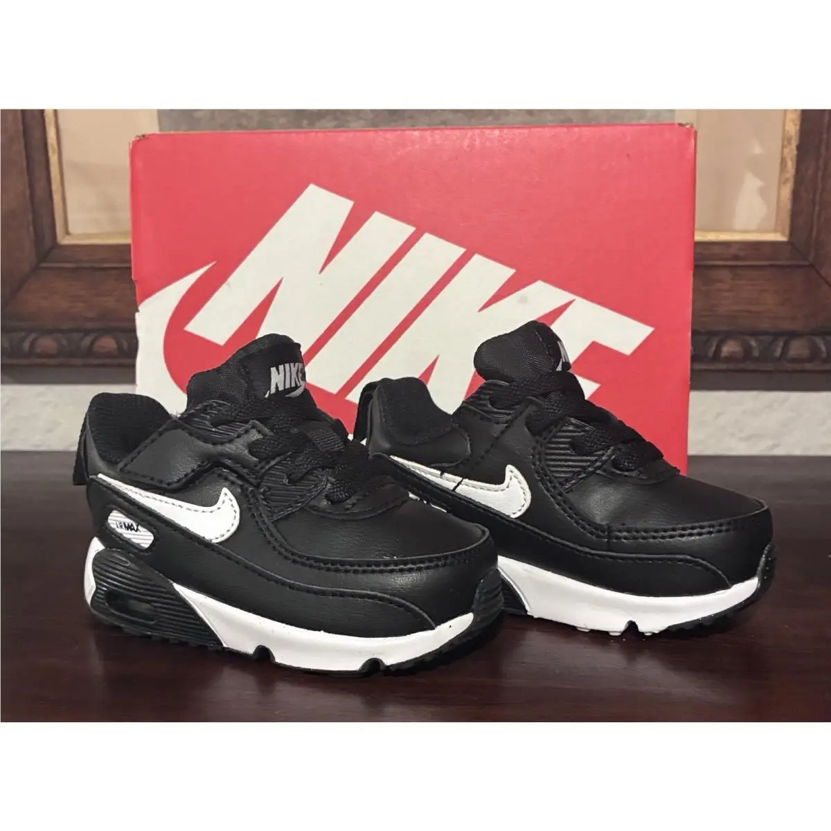 Nike shoes - Nike Air Max 90 - Air Max - Black & White (UPC: 197597325583) 0