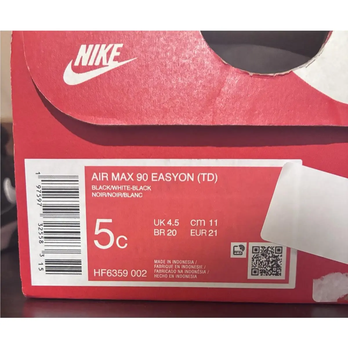 Nike shoes - Nike Air Max 90 - Air Max - Black & White (UPC: 197597325583) 5