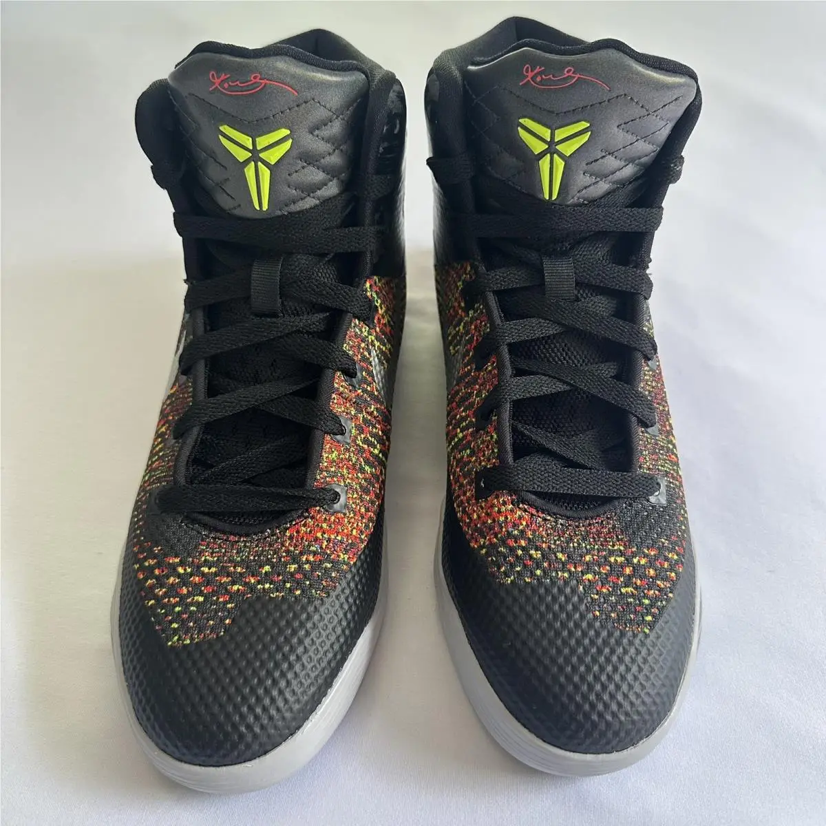 Nike shoes - Nike Kobe 9 Elite - Kobe Elite - Black / Metallic Silver / Bright Crimson 4