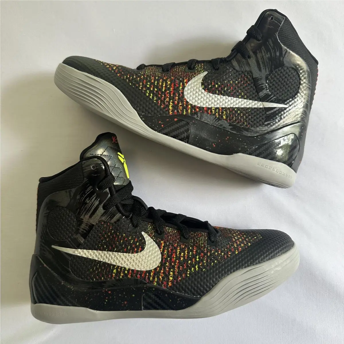 Nike shoes - Nike Kobe 9 Elite - Kobe Elite - Black / Metallic Silver / Bright Crimson 7