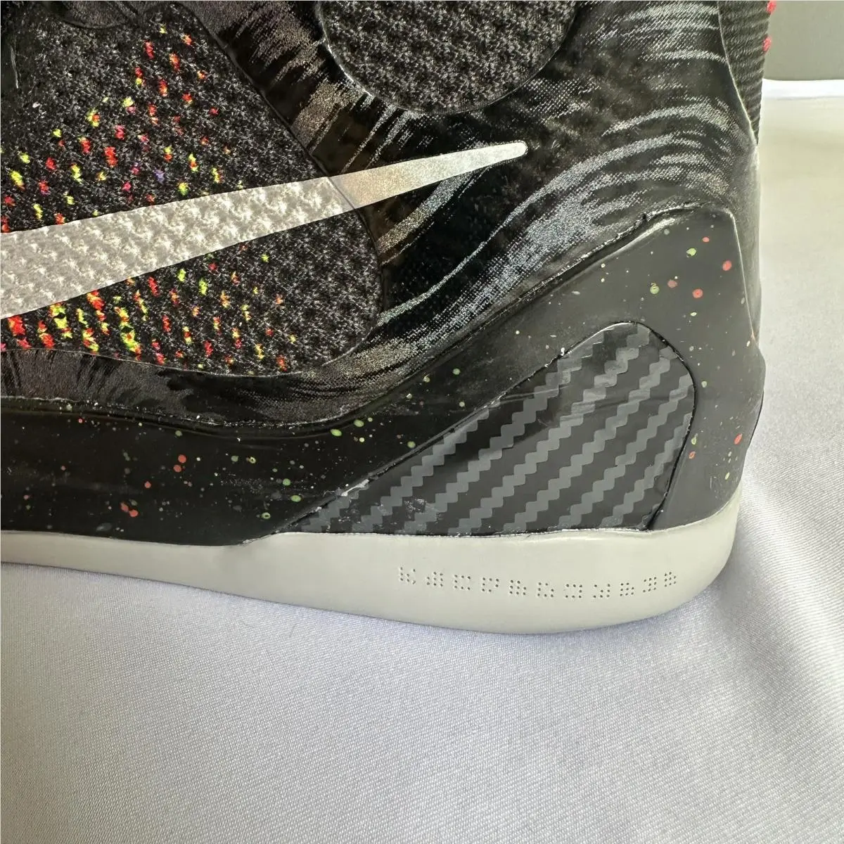 Nike shoes - Nike Kobe 9 Elite - Kobe Elite - Black / Metallic Silver / Bright Crimson 2