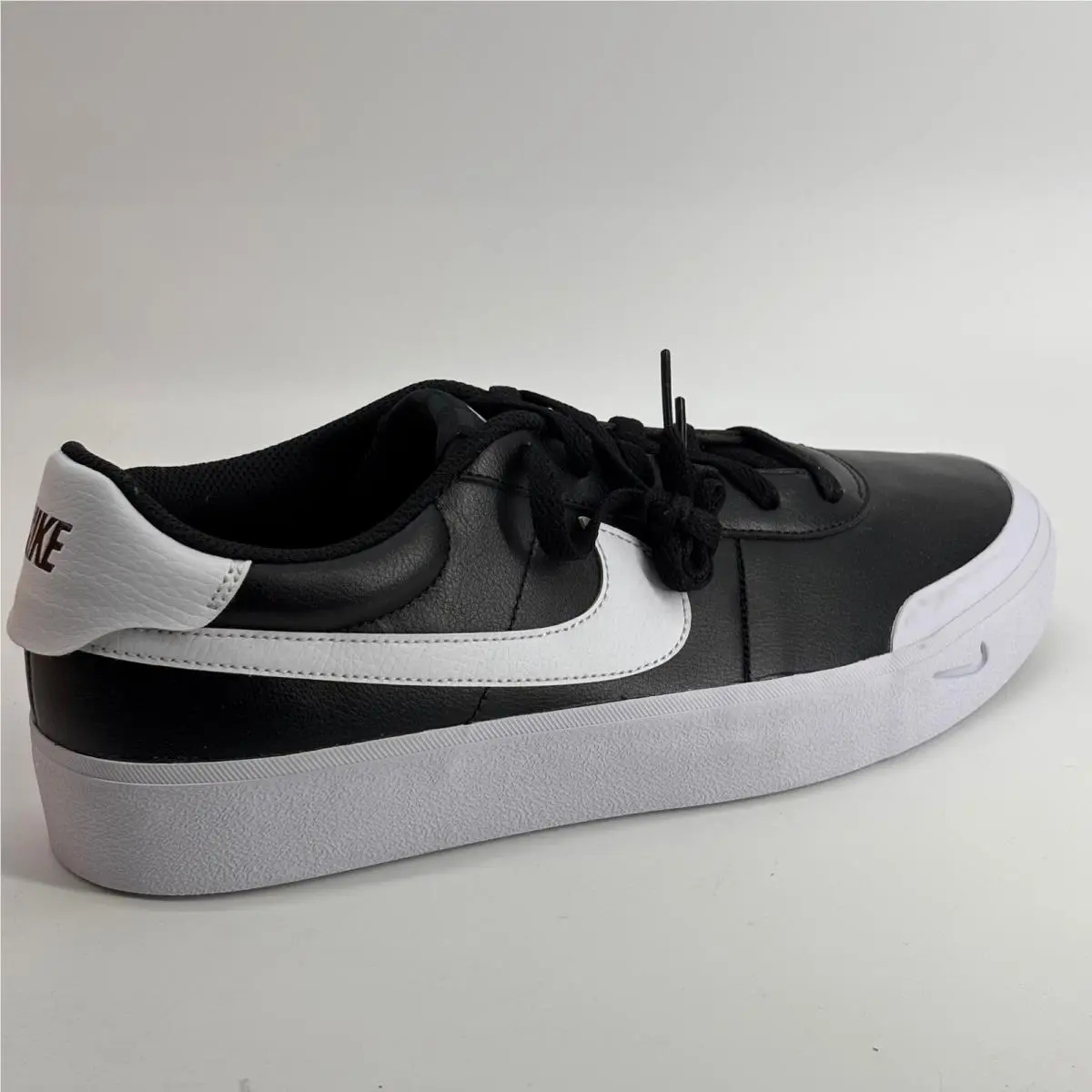 Court Shot Sneakers Mens 12 Black White Low Top FQ8146-002 Tennis Shoes by Nike