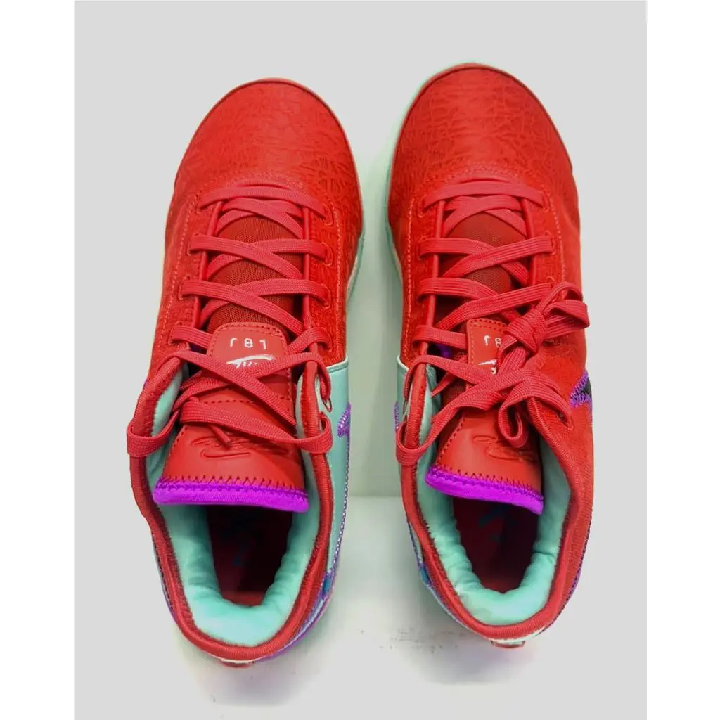 Nike shoes - Nike Zoom LeBron - Zoom LeBron - Track Red/Teal Nebula/Emerald Rise/Black 2