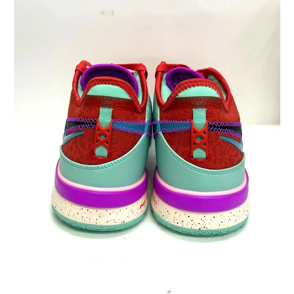 Nike shoes - Nike Zoom LeBron - Zoom LeBron - Track Red/Teal Nebula/Emerald Rise/Black 3