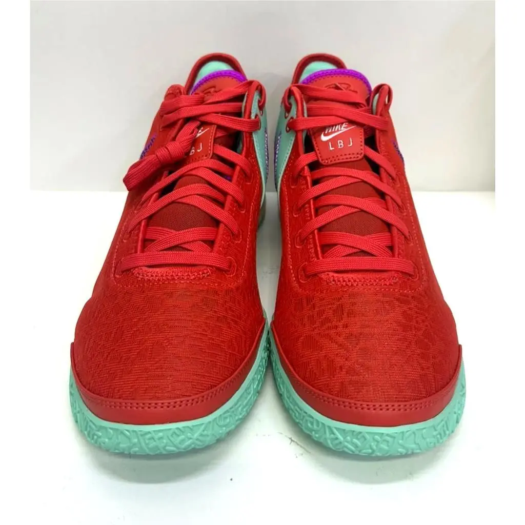 Nike shoes - Nike Zoom LeBron - Zoom LeBron - Track Red/Teal Nebula/Emerald Rise/Black 5