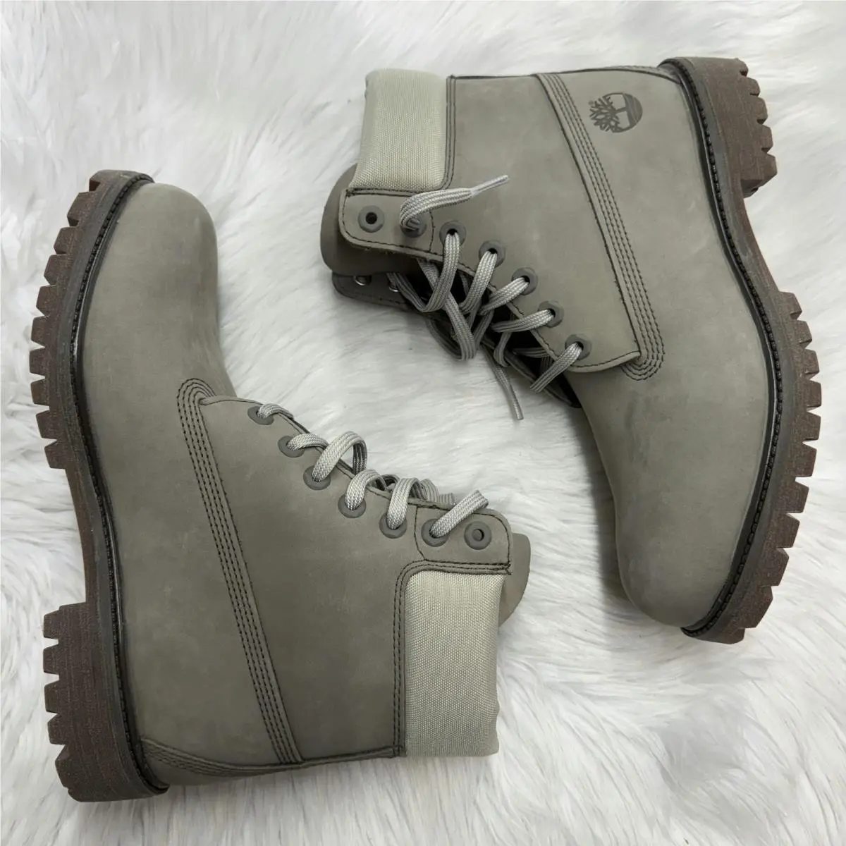 Timberland shoes - Premium 6-Inch Waterproof Grey Nubuck - TB0A2P6WA4E - Grey 1