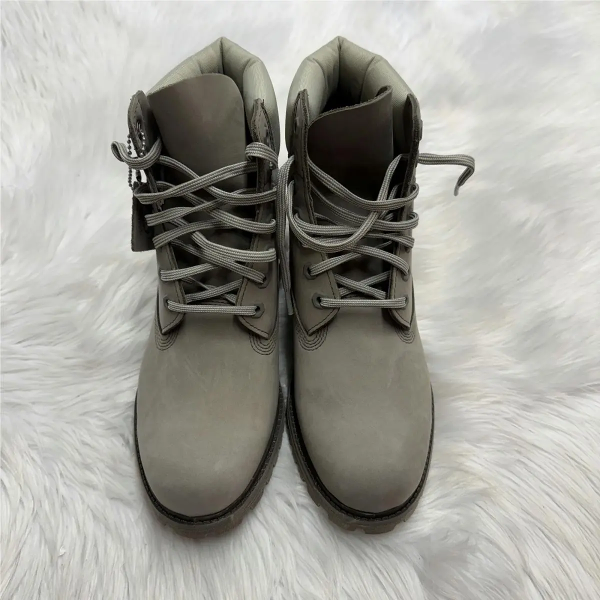 Timberland shoes - Premium 6-Inch Waterproof Grey Nubuck - TB0A2P6WA4E - Grey 2