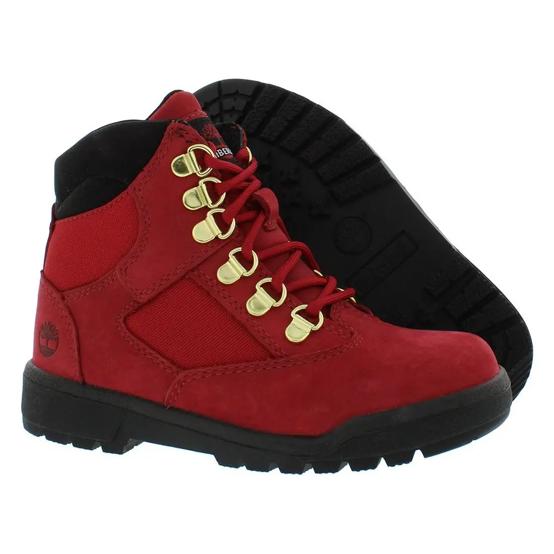 Timberland shoes - TB0A2JKRF41 - TB0A2JKRF41 - Dark Red Nubuck, Main: Red 4