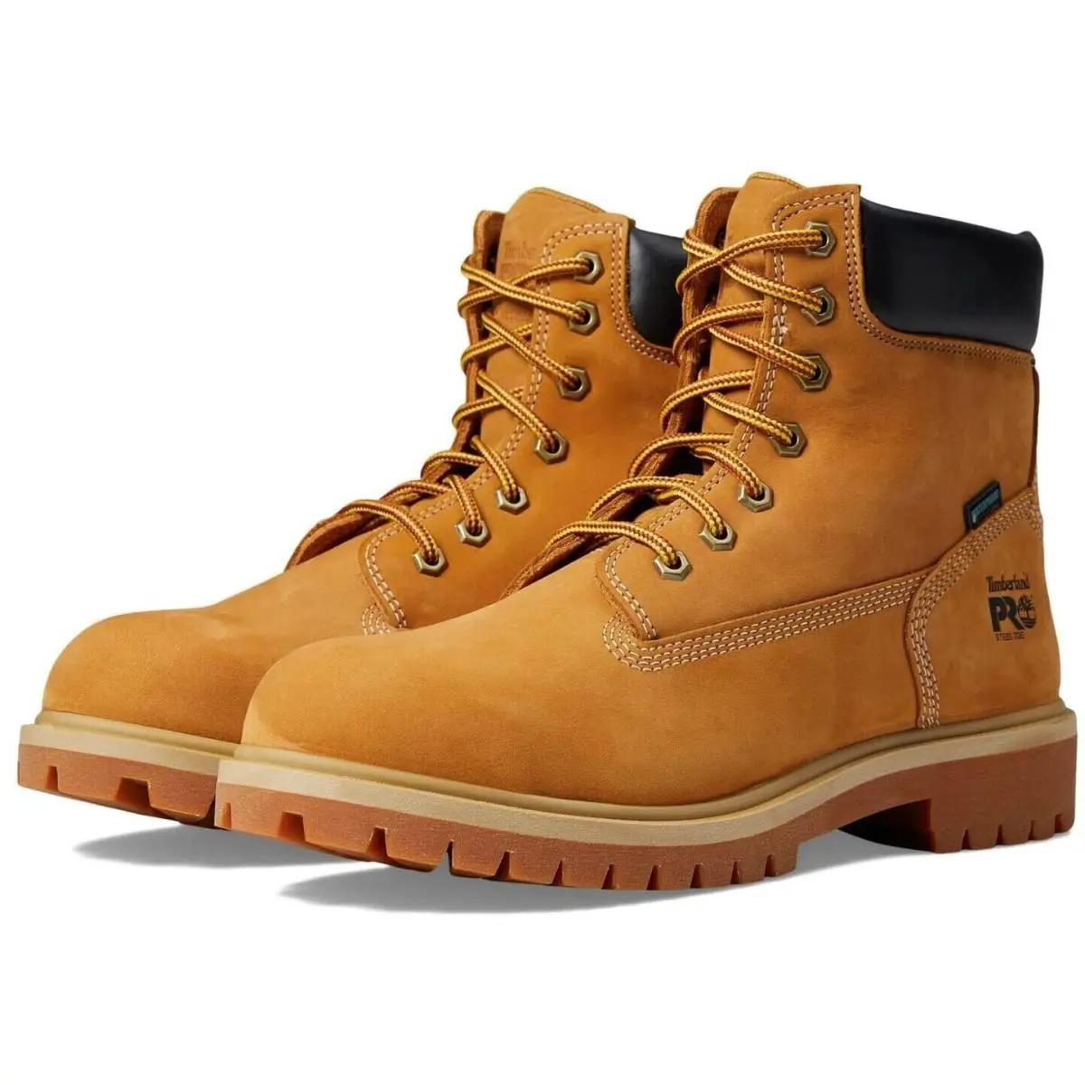 Timberland Pro Women`s 6 Inch Wheat Waterproof Work Steel Toe Boots A1KJ8 11M