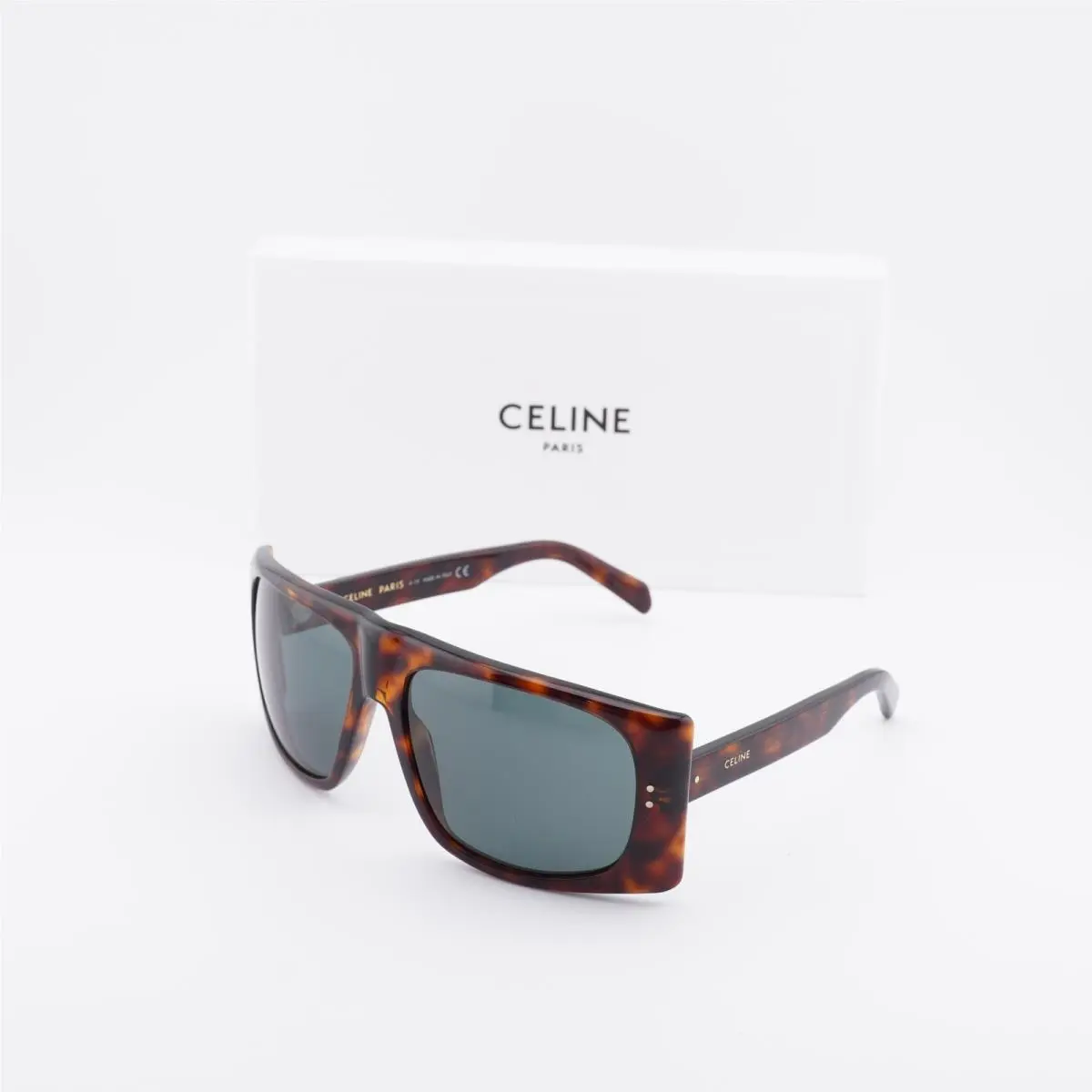 CL40089I 52N Havana/green 67-13-135 Sunglasses by Celine