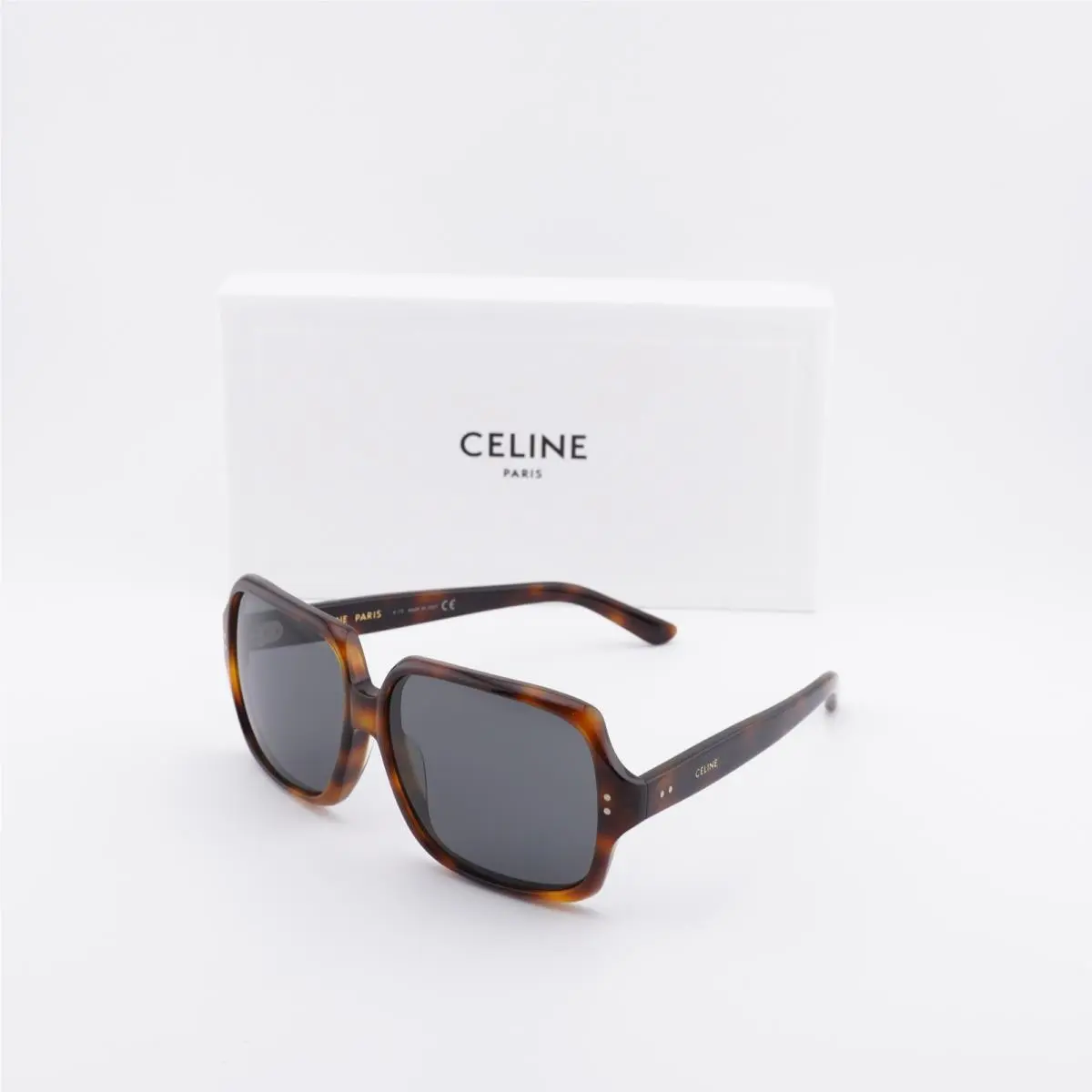 CL40074F 56A Havana/grey 61-13-145 Sunglasses by Celine