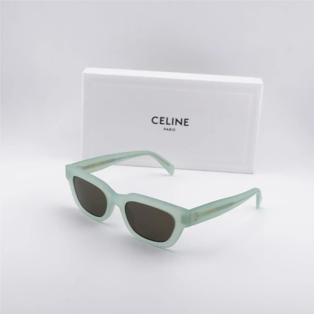 CL40192I 93E Milky Mint/brown 52-19-140 Sunglasses by Celine