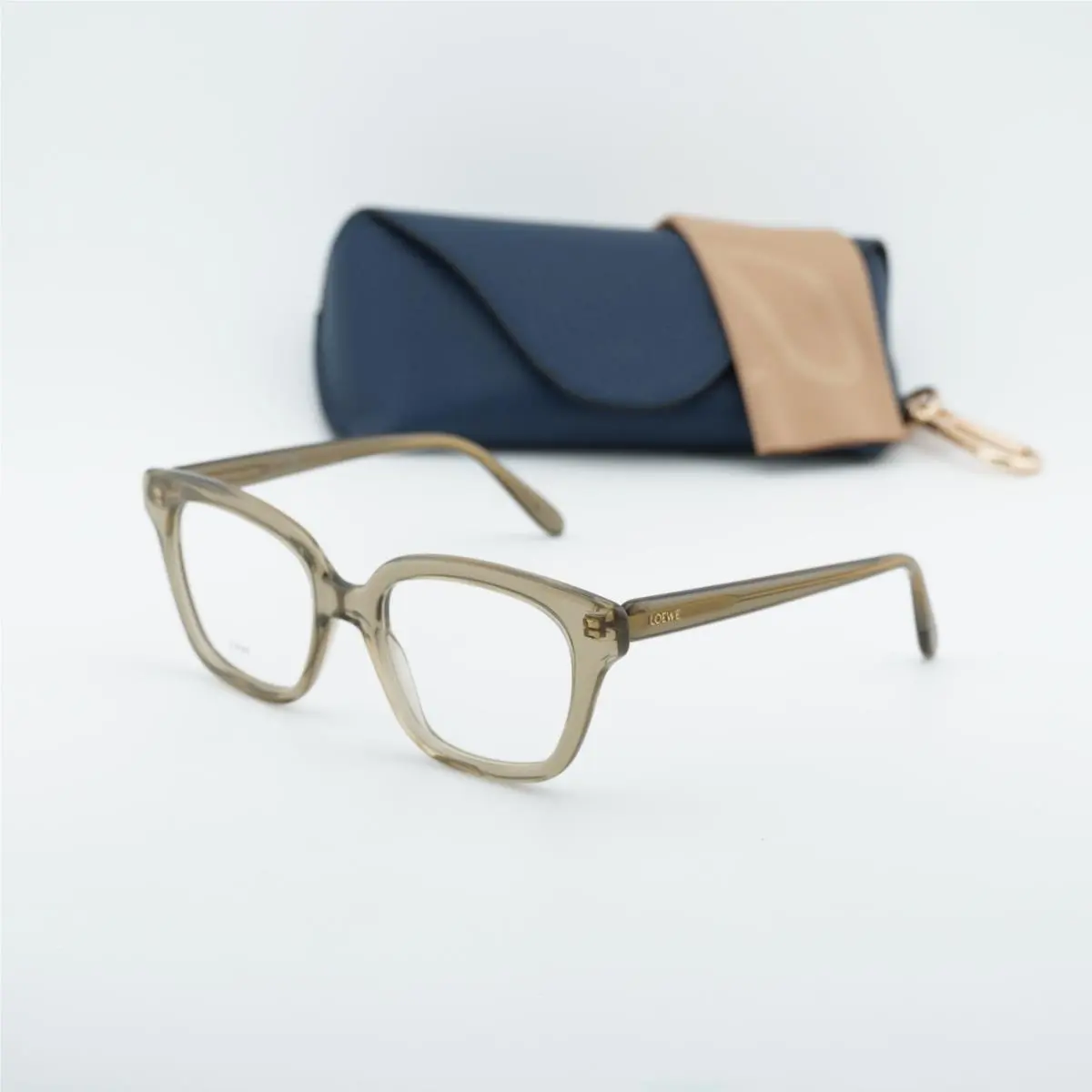 Loewe LW50083I 096 Shiny Green 51mm Eyeglasses